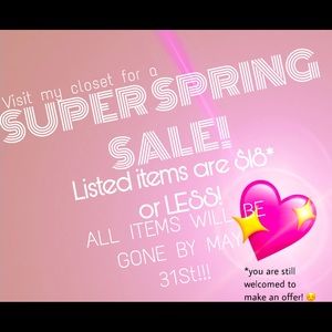 ITEMS $18 or LESS!! OFFERS WELCOME!!